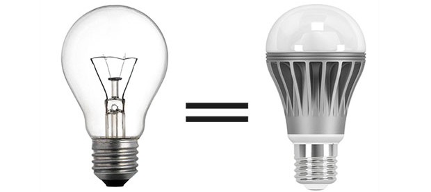 Расчет мощности светодиодных ламп