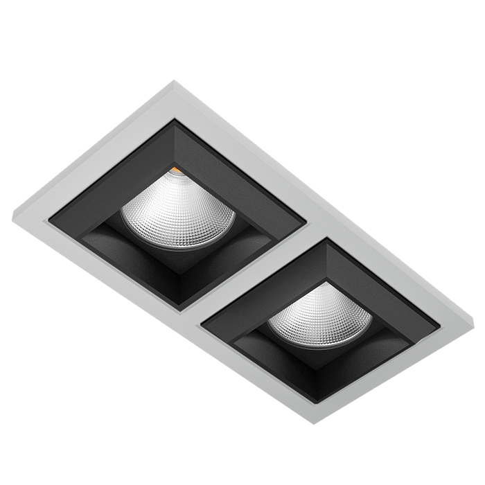 Светильники CRATER MINI 2 BW Черный с белым